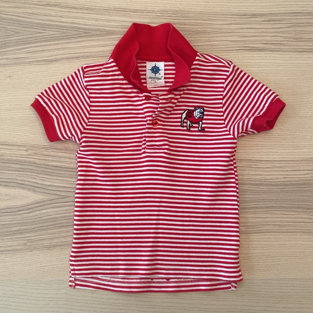 Toddler boy UGA polos